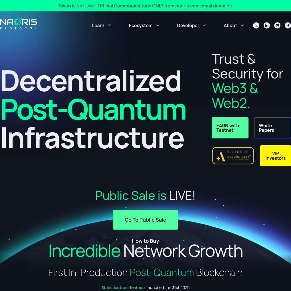 Naoris Protocol raises $3M to secure Web3 and Web2 against quantum threats