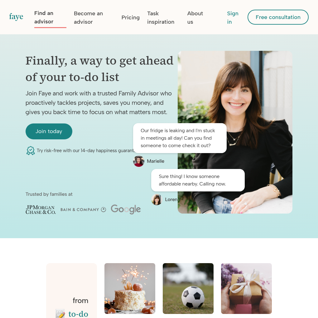 Faye raises $2.5M in Pre-Seed funding to connect households with family advisors