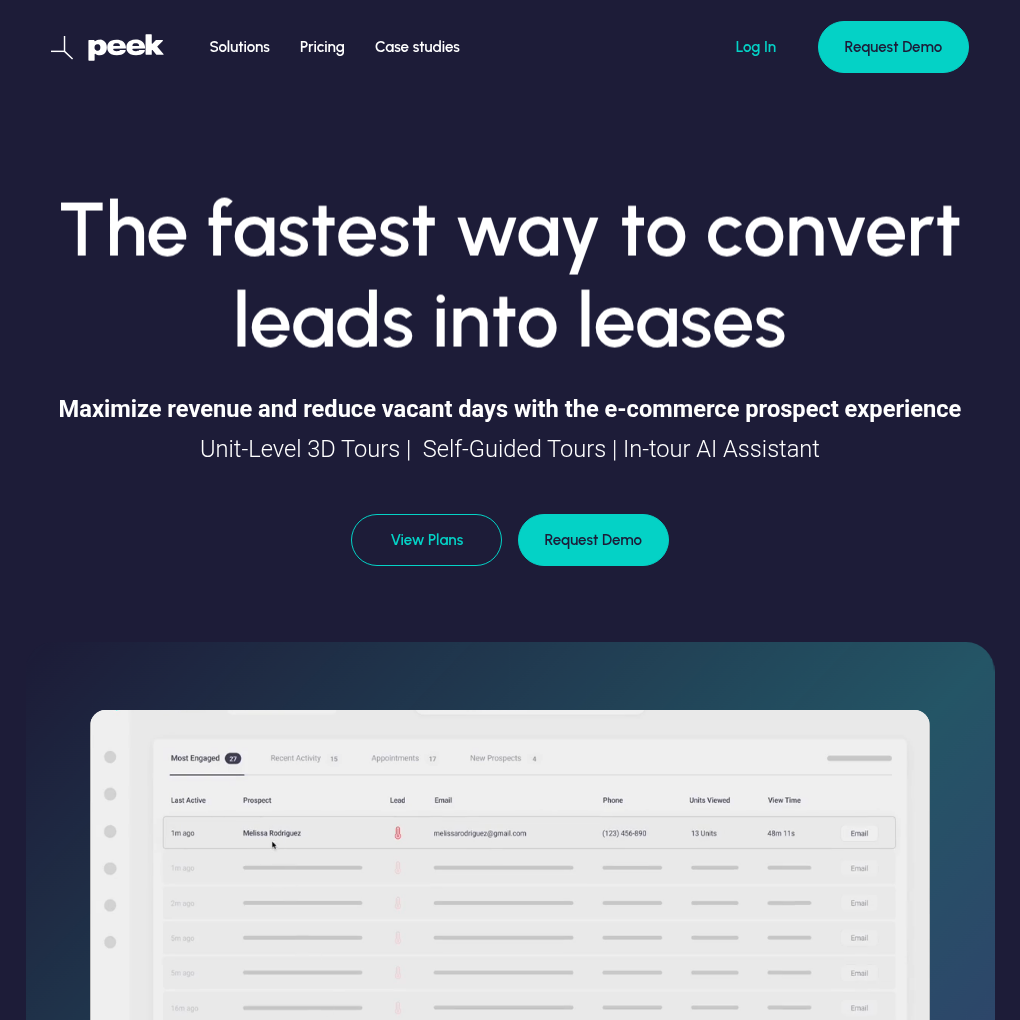 Peek raises $5M Series A to transform virtual leasing for multifamily properties